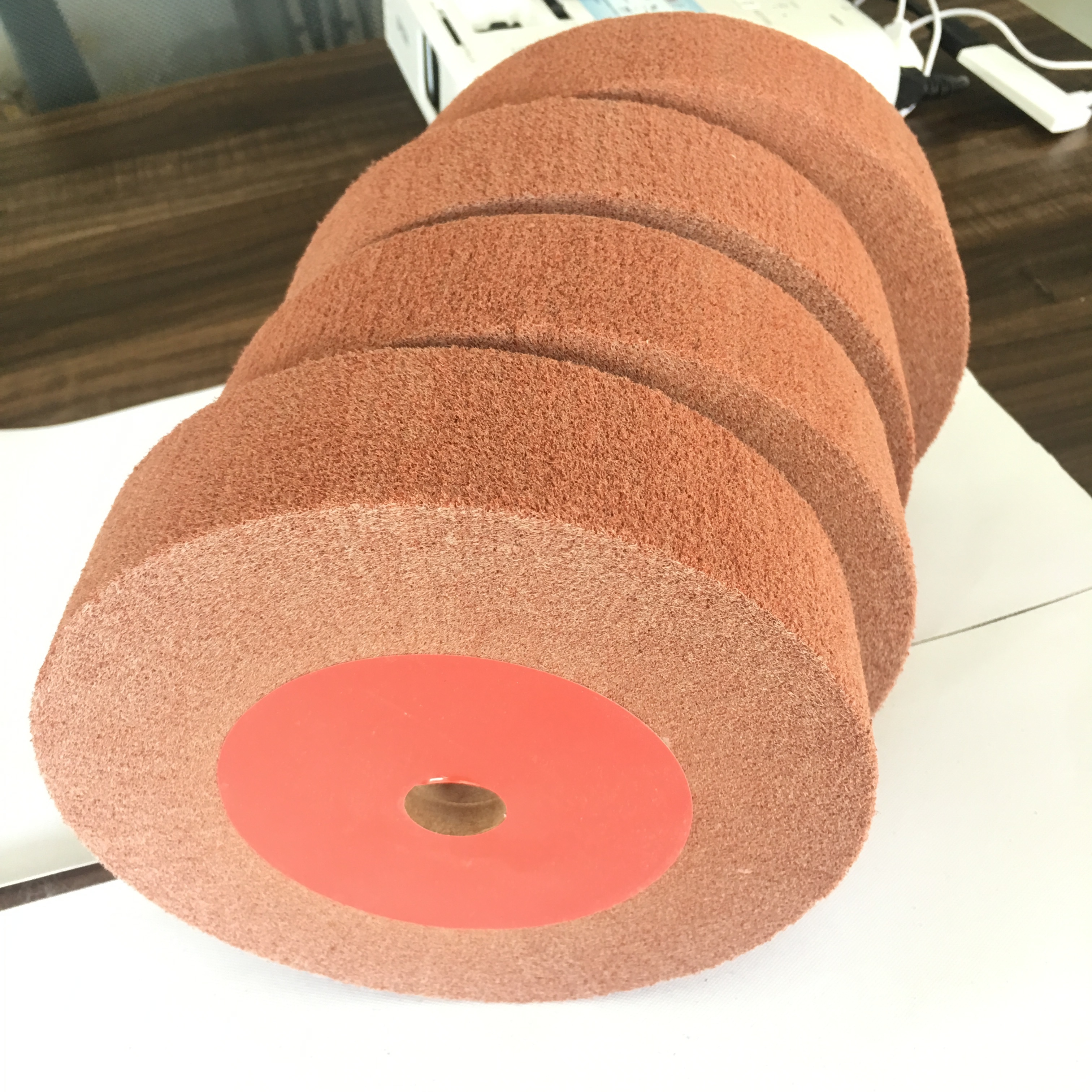 150*25mm 5P 7P 12P Non woven Polishing Wheel Grinding Wheel for Polishing and Cleaning Stainless Steel