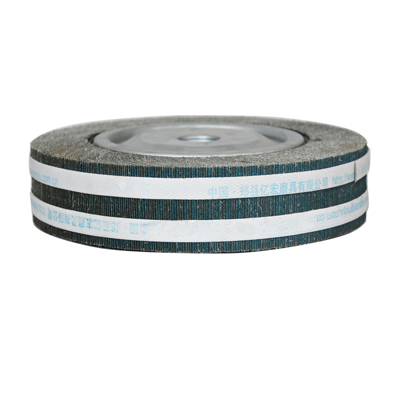 300mm Stainless steel sanding flap wheels with famous brand alumina zirconia abrasive cloth