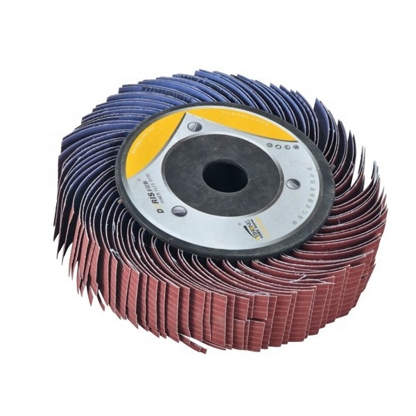 250mm Abrasive Wire Flap Wheel for Metal Wood and Stainless Steel with Metal or Plastic Chucking