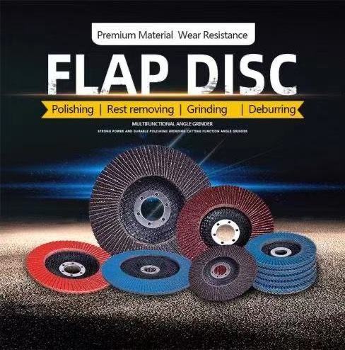 Angle Grinder Use Zirconia Flapper Discs 125 mm 40 grit for Metal Polishing