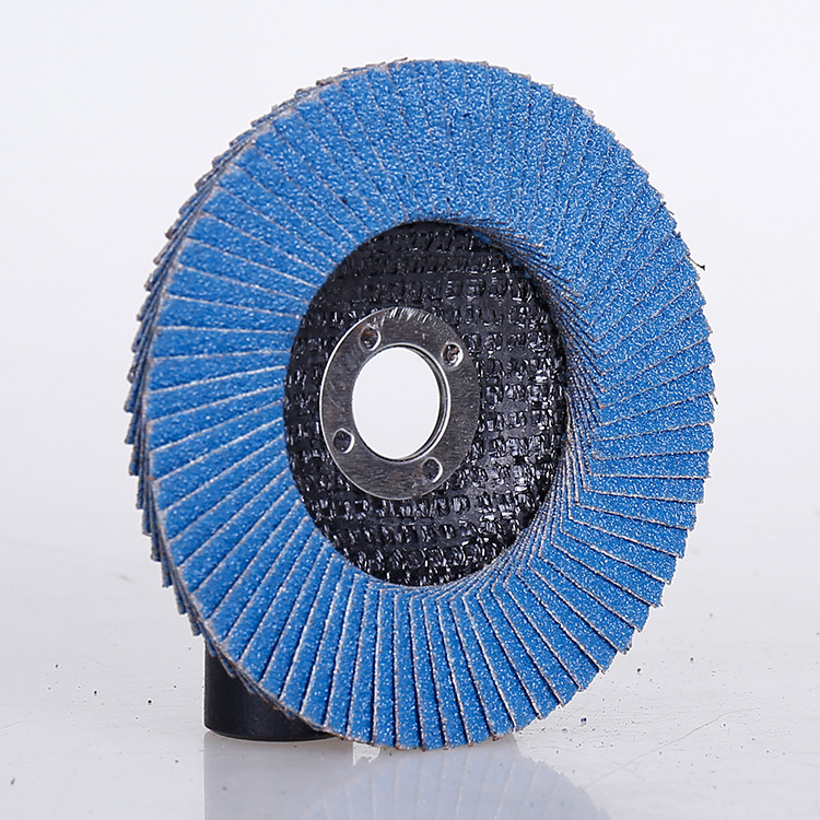 Angle Grinder Use Zirconia Flapper Discs 125 mm 40 grit for Metal Polishing