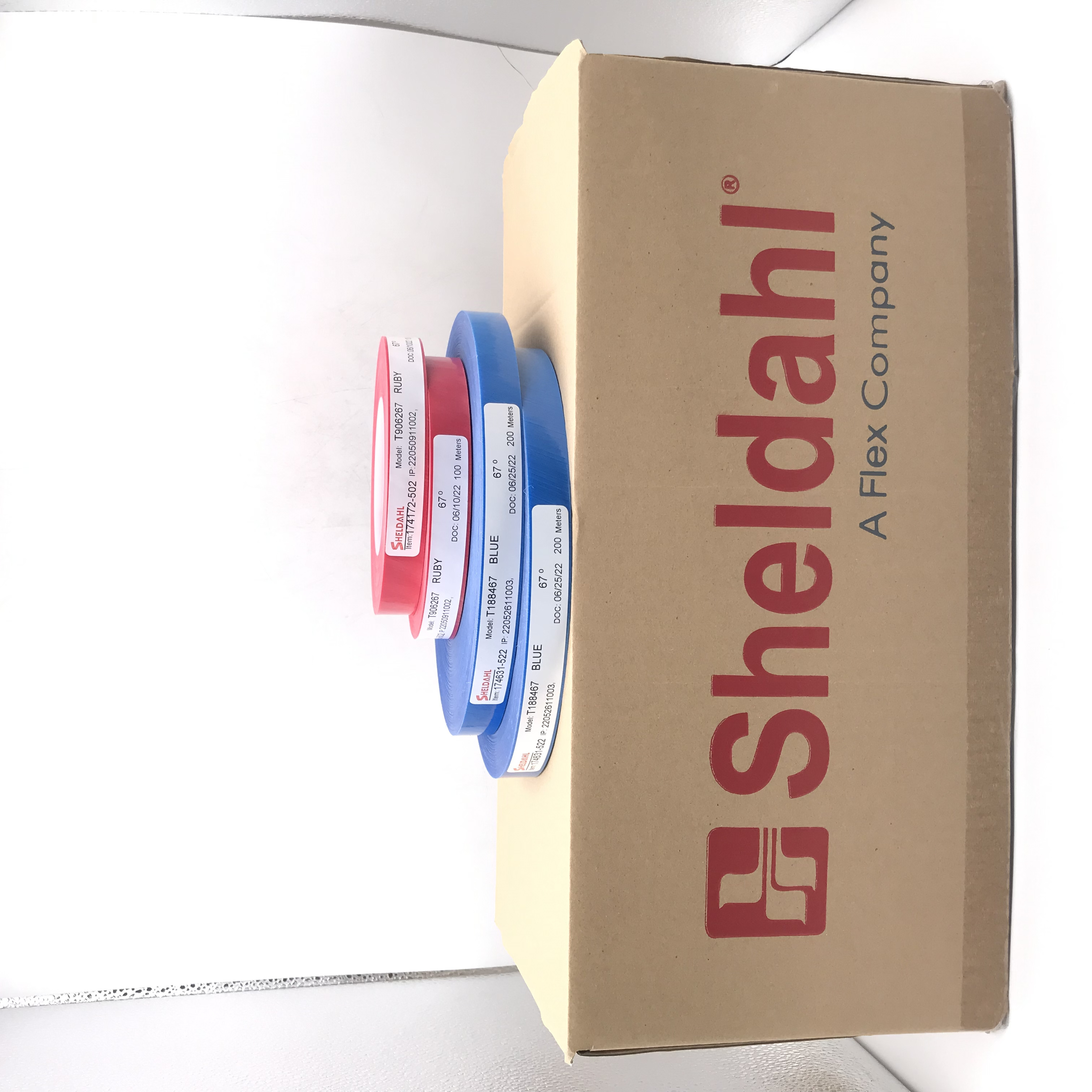 SHELDAHL Flexible Adhesive Belt Joint Tape for Making Abrasive Sanding Belt 19mmx100m Ruby/Blue/Pink/White