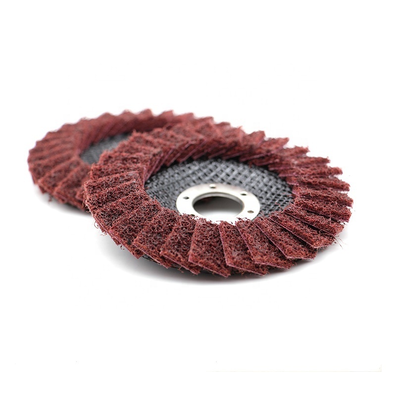 Angle Grinder 7 inch 180mm Non-Woven Polishing Flap Discs Type 27 Surface Conditioning Flap Discs