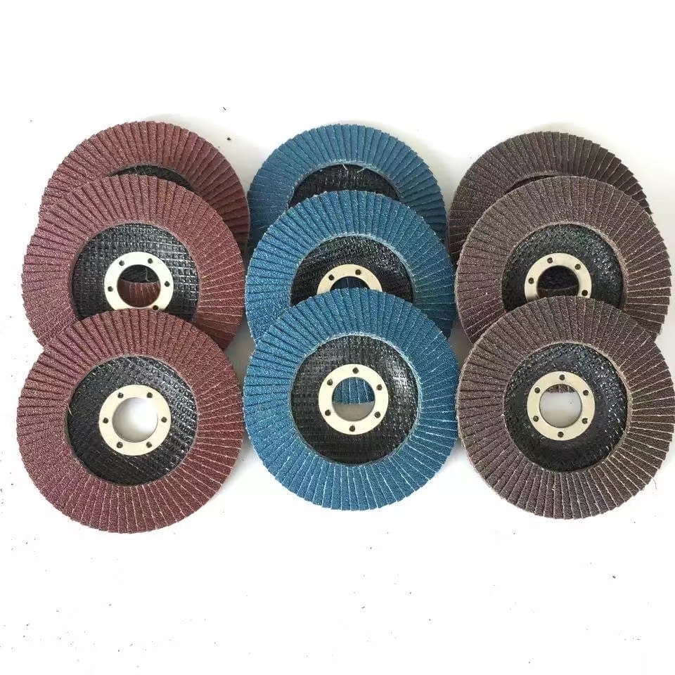 Angle Grinder Use Zirconia Flapper Discs 125 mm 40 grit for Metal Polishing