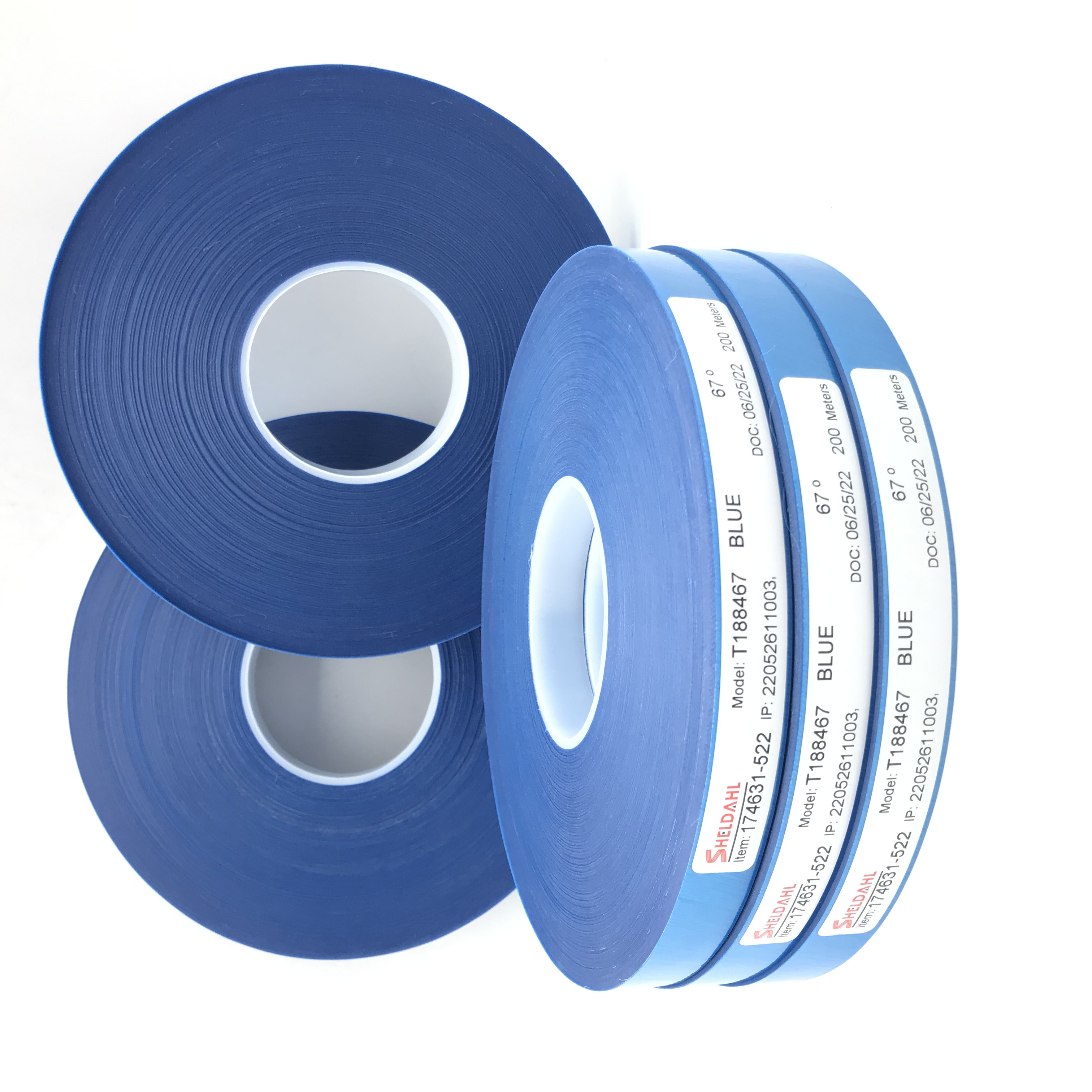 SHELDAHL Flexible Adhesive Belt Joint Tape for Making Abrasive Sanding Belt 19mmx100m Ruby/Blue/Pink/White