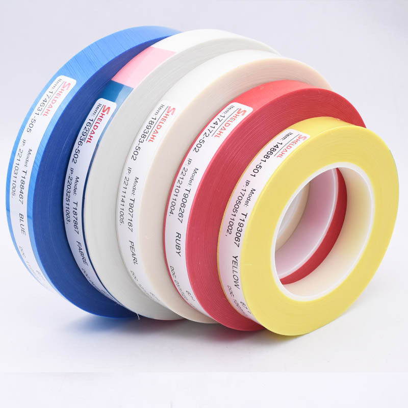 SHELDAHL Flexible Adhesive Belt Joint Tape for Making Abrasive Sanding Belt 19mmx100m Ruby/Blue/Pink/White