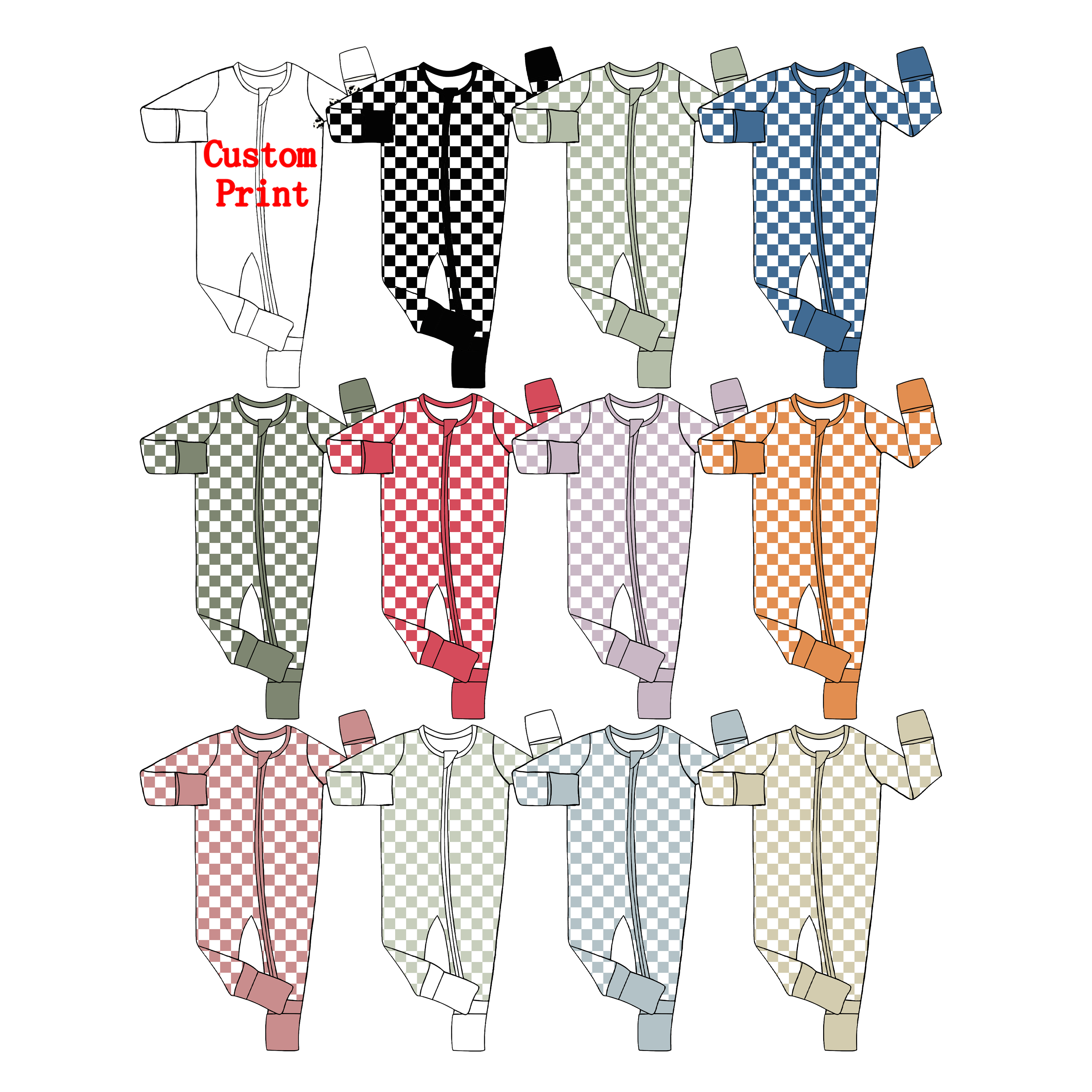 Wholesale Bamboo/Modal/Organic Cotton/Silkmilk Baby Clothing  Boy  Short Romper Neutral Double Zipper Little Boys Romper Factory