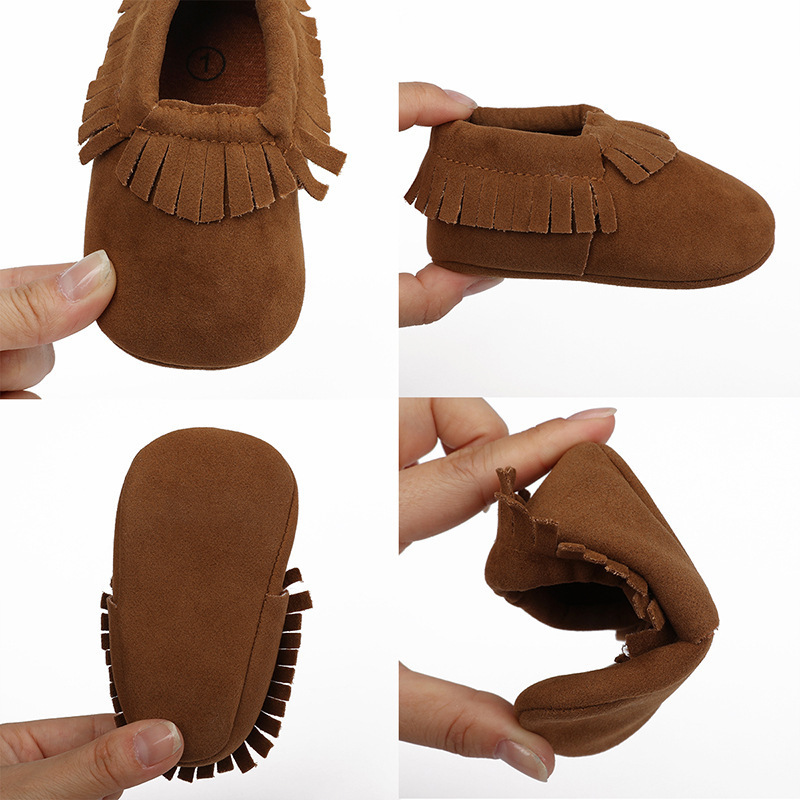 0-1 Year Old Children's Autumn New Multi color Round Head Small Plate Tassel Fashion Shoes Baby Shoes baby shoe