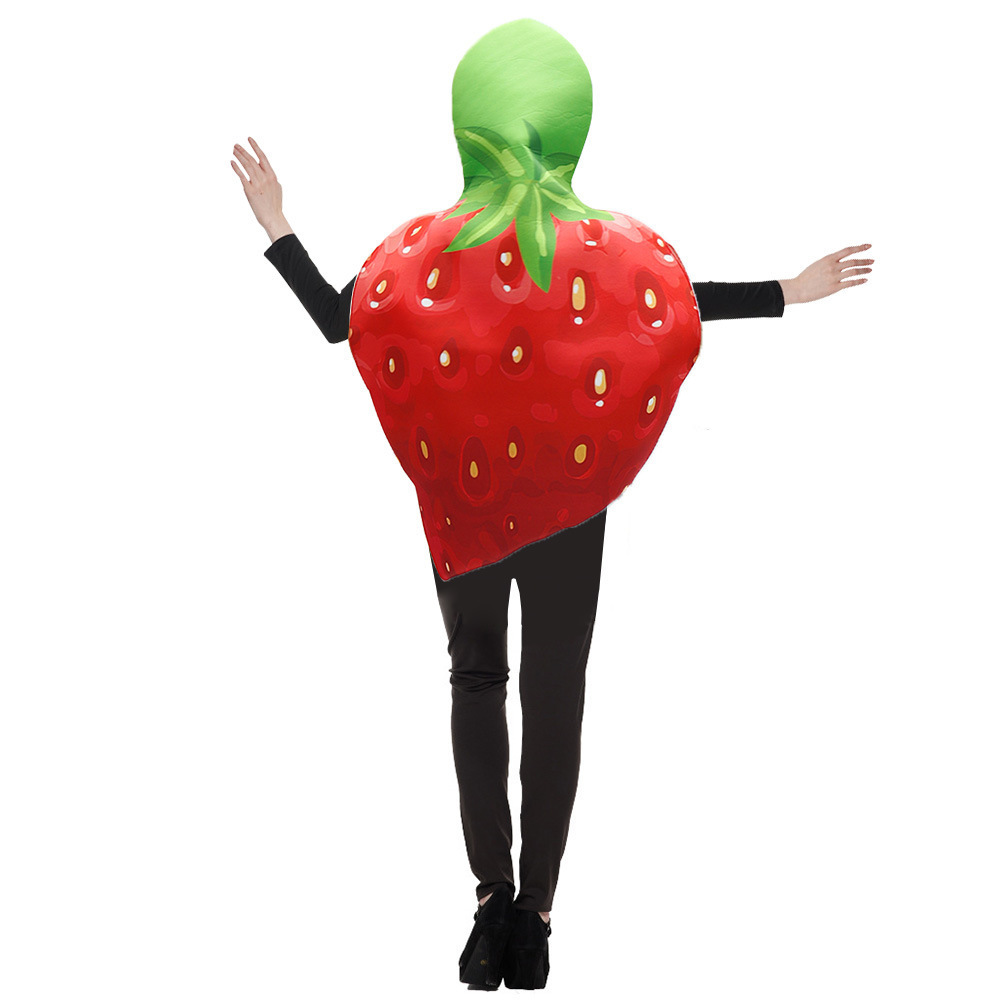 Halloween New Network Celebrity Fun Stage Fun Party Fruit COS Strawberry Avocado Fish Man Prop Set Costume