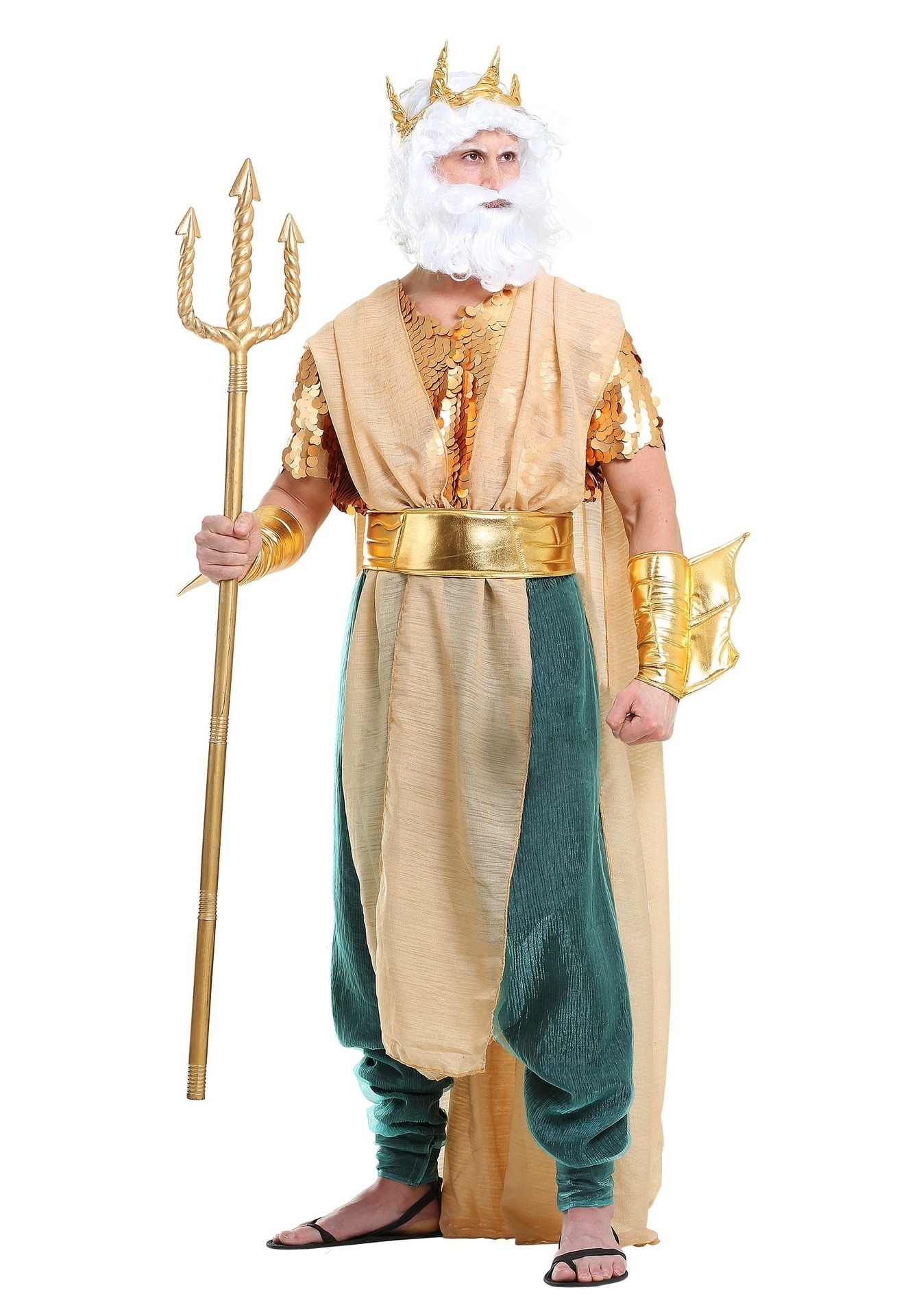 Halloween Costumes Adult Couple Sea King Ancient Egyptian Pharaoh Dressed Queen King God of War Show Costumes