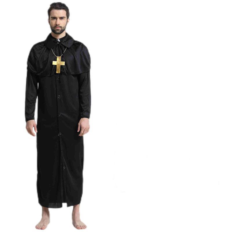 Halloween Father Pastor Clothing Jesus Clothing Male Missionary Pastor Costume Mary Missionary Clothing