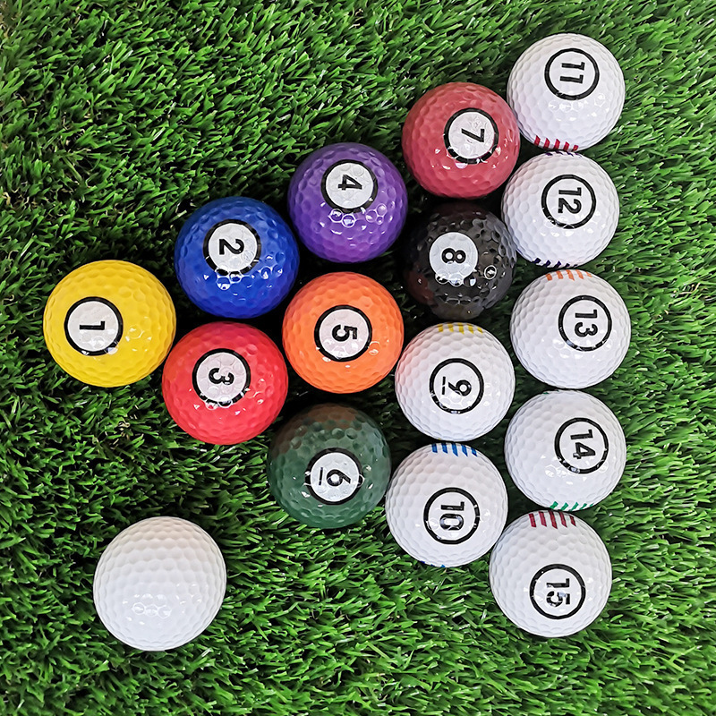 billiard golf balls black eight recycled used golf balls used golf balls