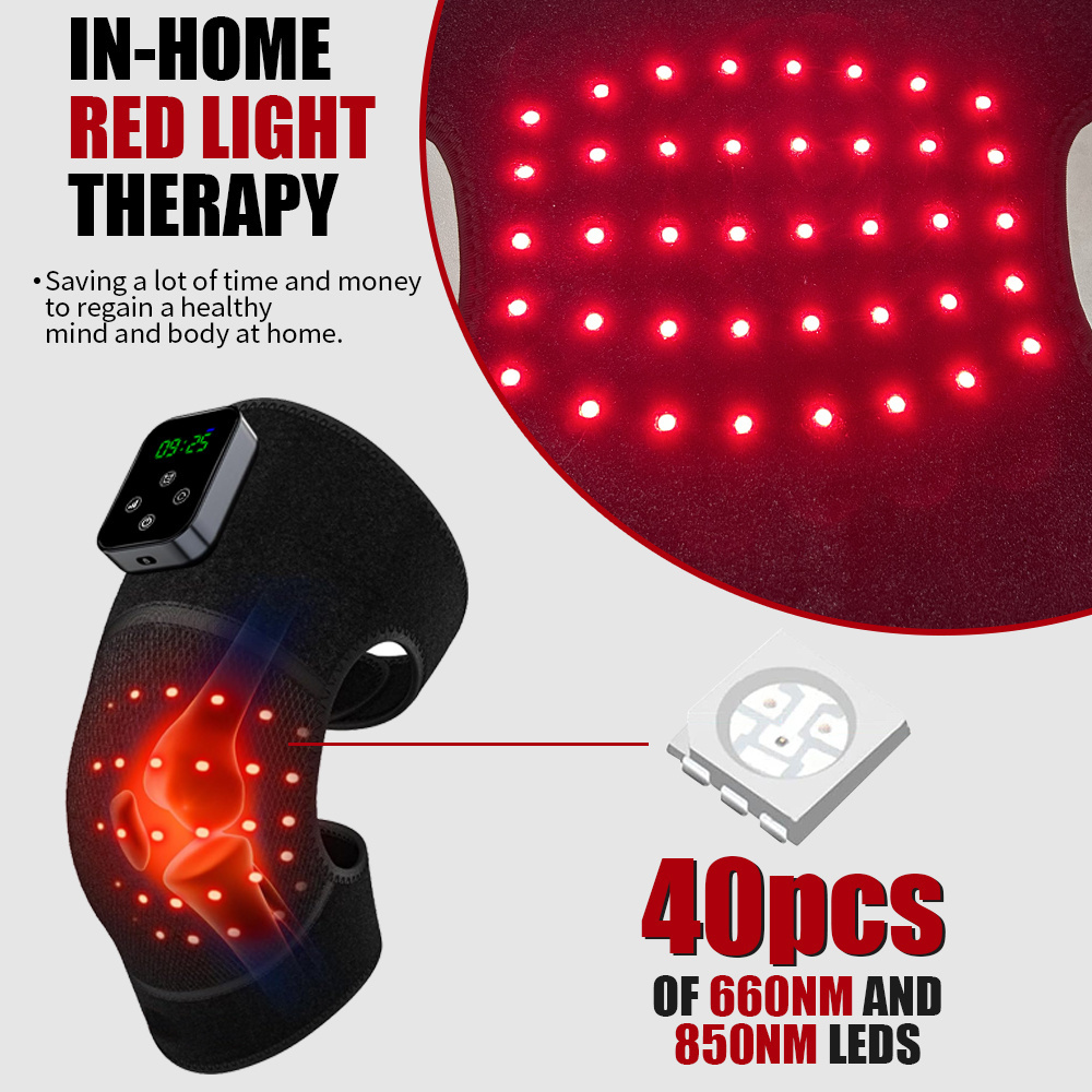 2023 New Design Cordless Red Light Therapy For Knee Joint Infrared light Therapy Wrap 660nm 850nm Pain Relief Pad