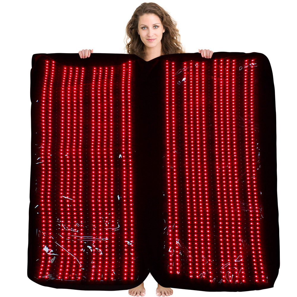 Red Smd 660nm 850nm Wavelength Hot Sale Pain Relief Wrap Blanket Red Light Therapy Bed For Full Body