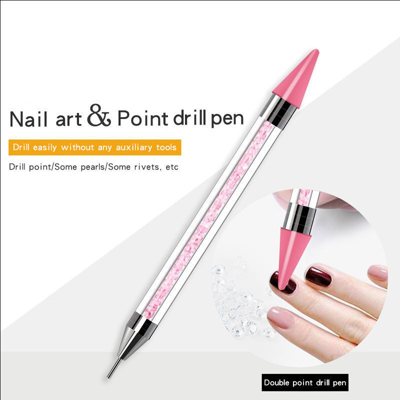 Hot sale Double Heads Nail Drill Pen Acrylic Painting Dual-ended Dotting Pen Nail Art