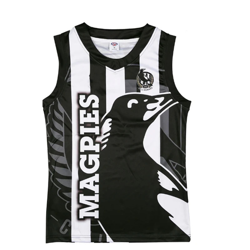 New Design Custom Sublimated Rugby AFL Jersey Rugby Jumper Sleeveless Singlet Factory price AFL jersey