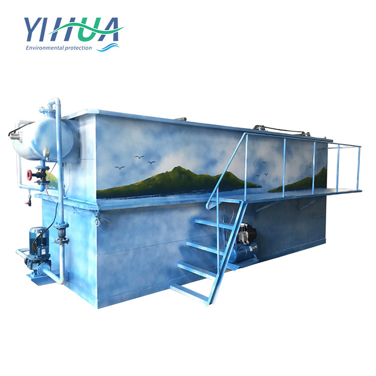 automatic oily wastewater treatment system water treatment daf Application of dissolved air flotation machine