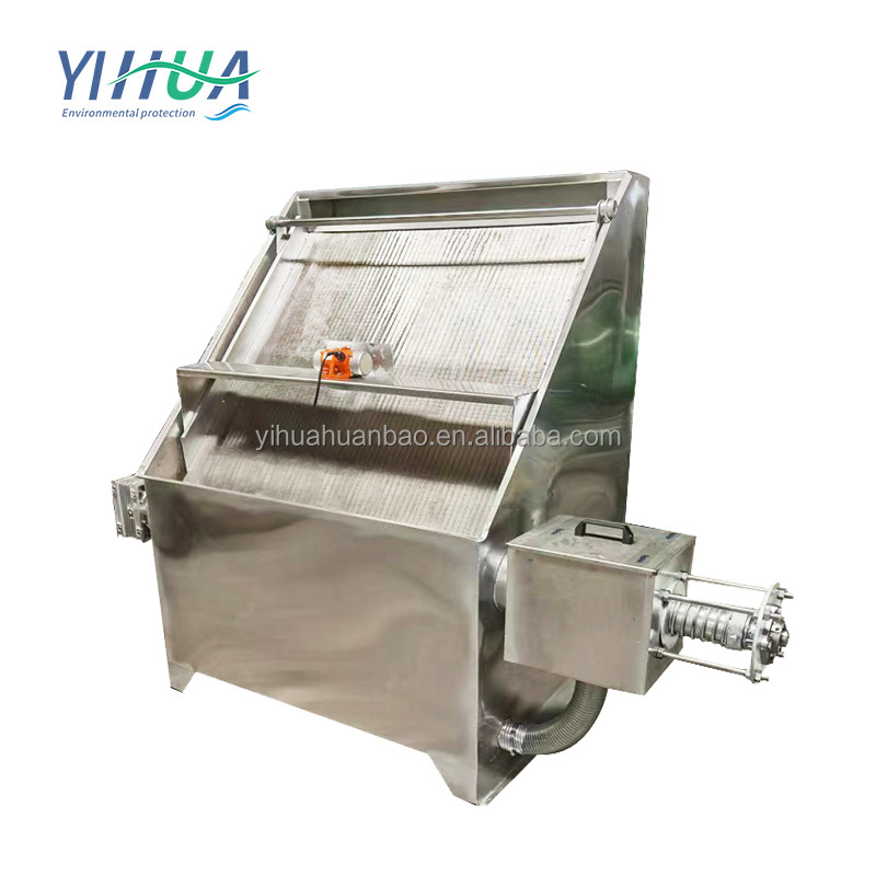 screw animal chicken pig  cow dung manure dewatering machine dehydrator solid liquid separating machine