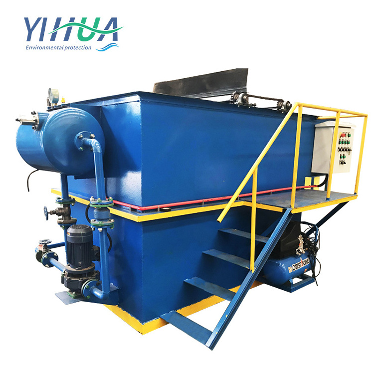 automatic oily wastewater treatment system water treatment daf Application of dissolved air flotation machine