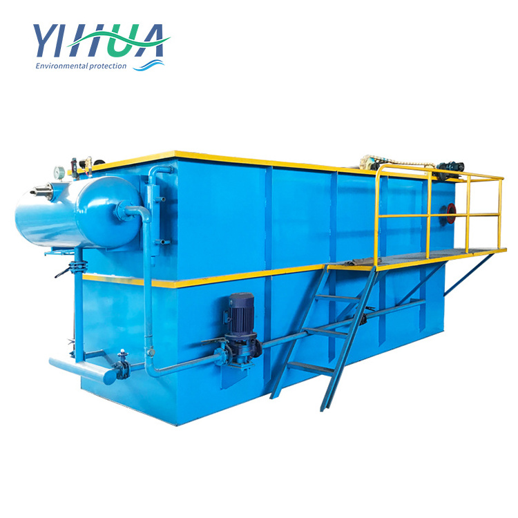 automatic oily wastewater treatment system water treatment daf Application of dissolved air flotation machine