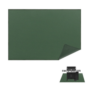 Fire Pit Mat BBQ Deck Patio Thick Heat Resistant Deflector Fire Mat Ember Mat