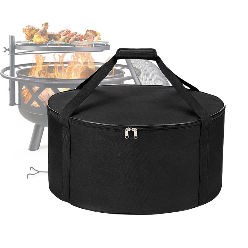 Portable 600D Oxford 19 Inch Round Firebowl Model Carry Storage Bag Fire Pit Bag