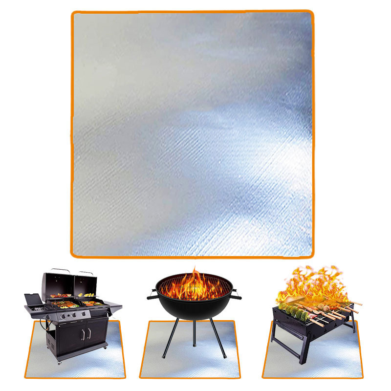 Round Fireproof Protection Grill and Fire Pit Mat (36