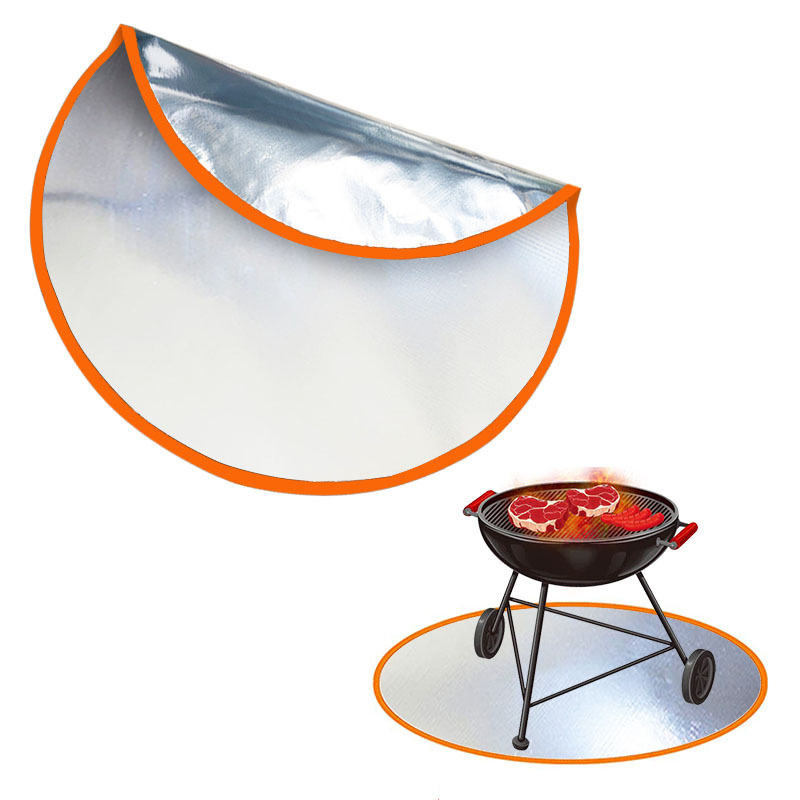 Round Fireproof Protection Grill and Fire Pit Mat (36