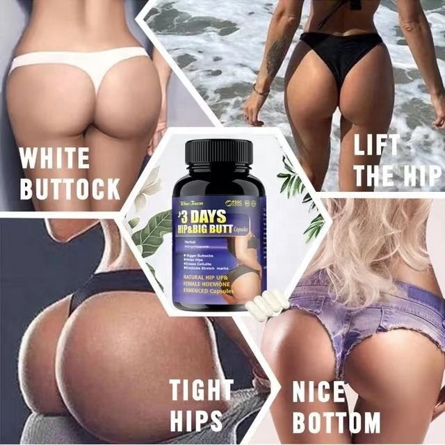 100% natural hip big butt enlargement pill maca bigger buttocks enhance firmness and wider hips lift butt capsule