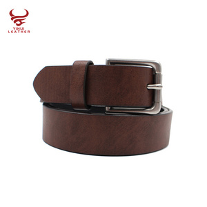 2022 Top Sale PU Belt Leather Strap Casual Man Belt Pin Buckle Male Brown Jeans Belt