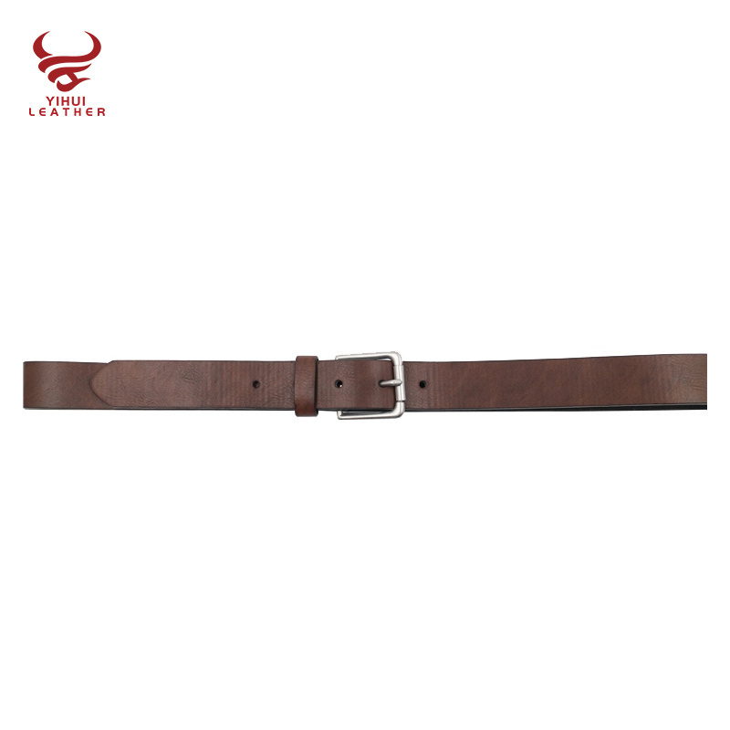 2022 Top Sale PU Belt Leather Strap Casual Man Belt Pin Buckle Male Brown Jeans Belt