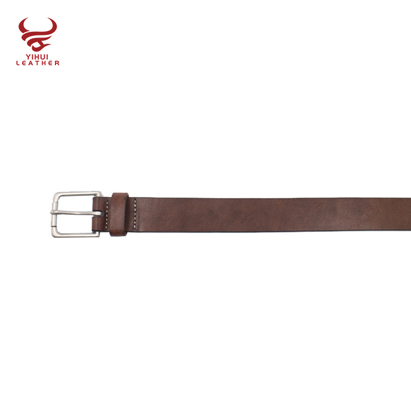 2022 Top Sale PU Belt Leather Strap Casual Man Belt Pin Buckle Male Brown Jeans Belt