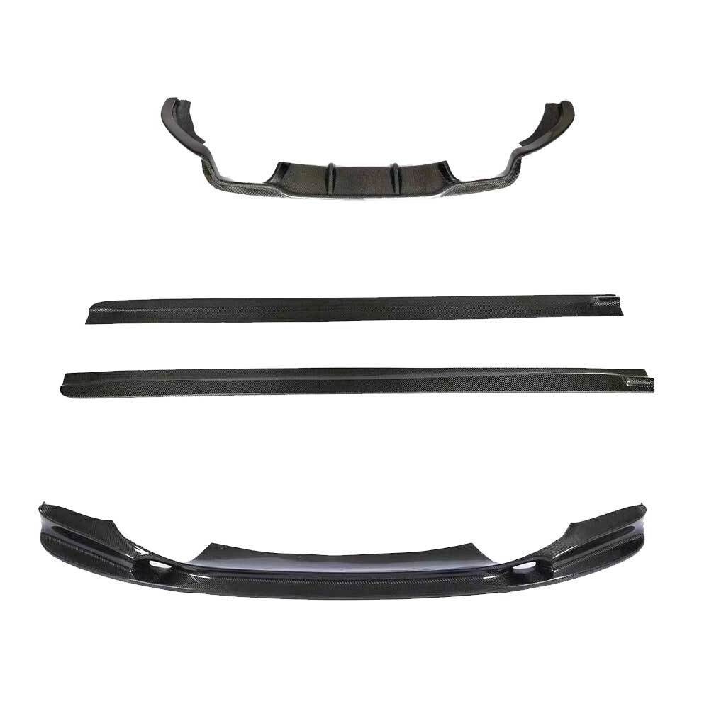 X5M X6M 3D Style Carbon Fiber Body Kit for BMW F85 F86 Front Bumper Lip Rear Diffuser Side Extension Skirt