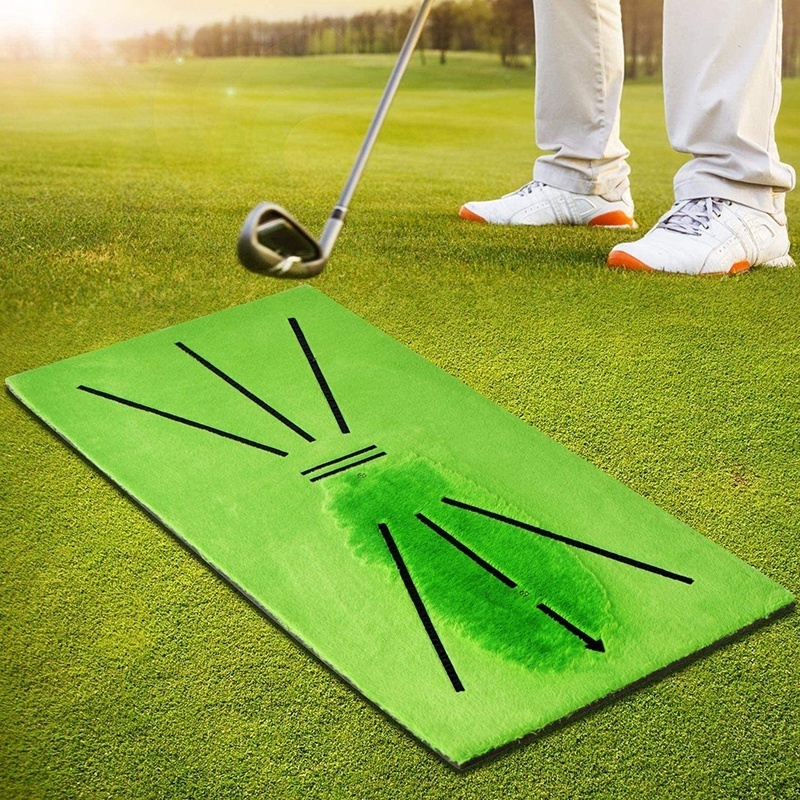 Golf Training Mat Swing Detection Batting Analysis & Correct Your Swing Path Golf Hitting Mat Turf Grass Golf Swing Mat