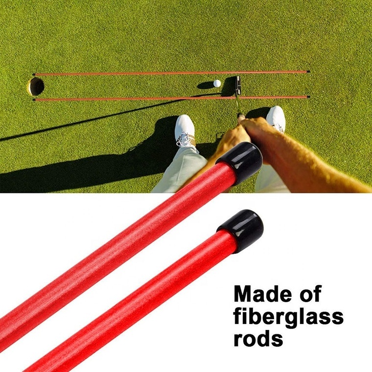 Golf Alignment Training Sticks  2pcs Pack Swing Trainer Golf Alignment Sticks Training Rod