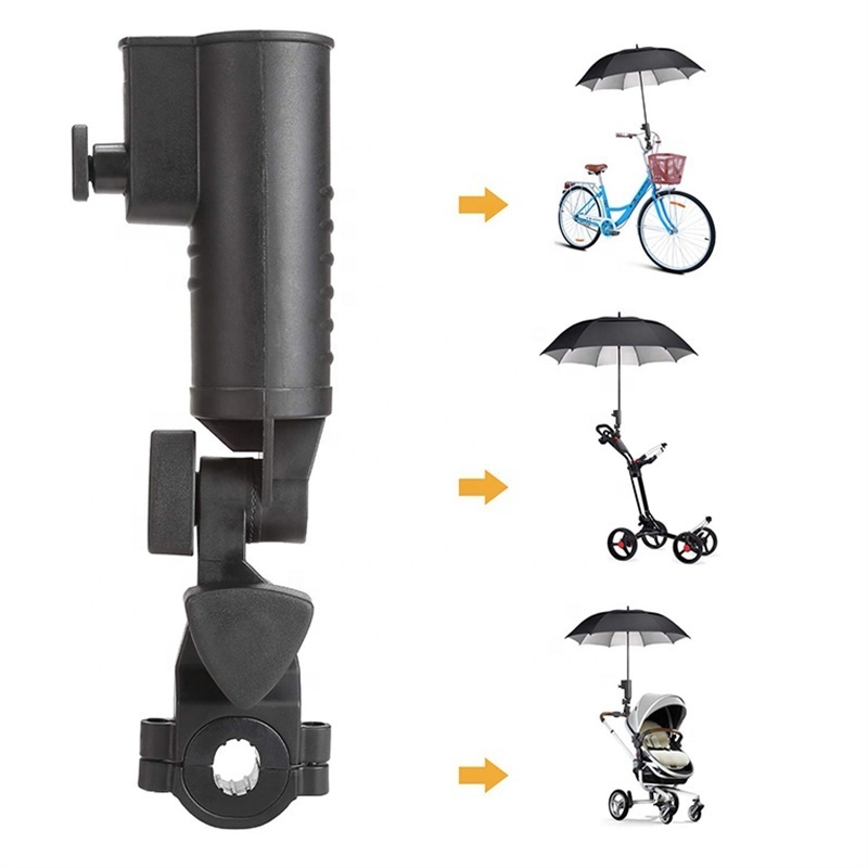 Golf Push Cart Umbrella Accessories Universal Golf Trolley Umbrella Holder Stand for Outdoor Sports