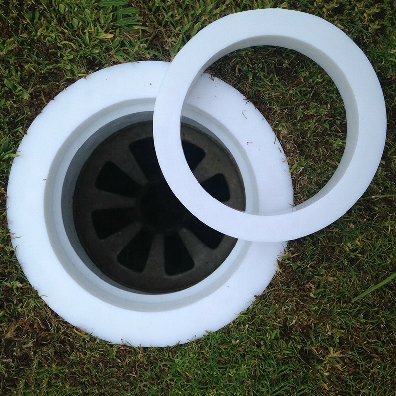 Golf Putting Hole Reducer Swing Trainer Plastic Golf Putting Green Cups Reducer Sports Equipment