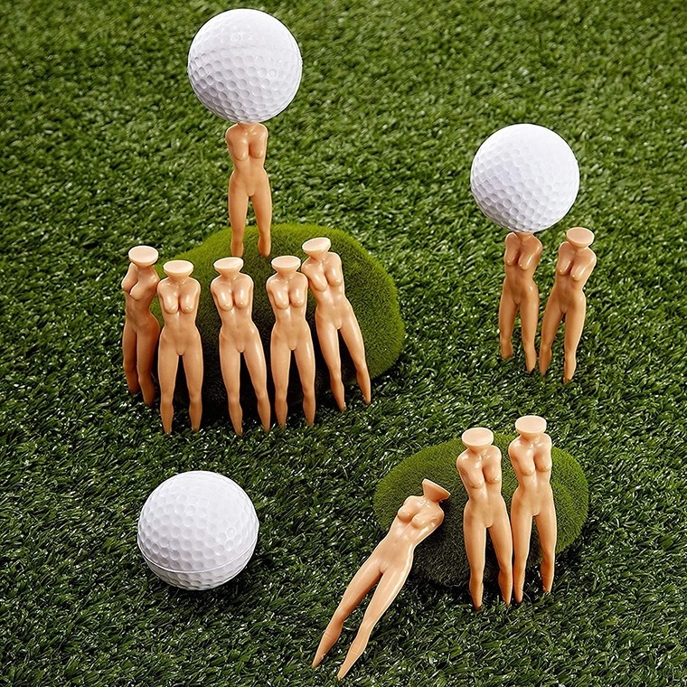 Golf Tees Plastic Nakded Training Accessaries Lady Nude 3