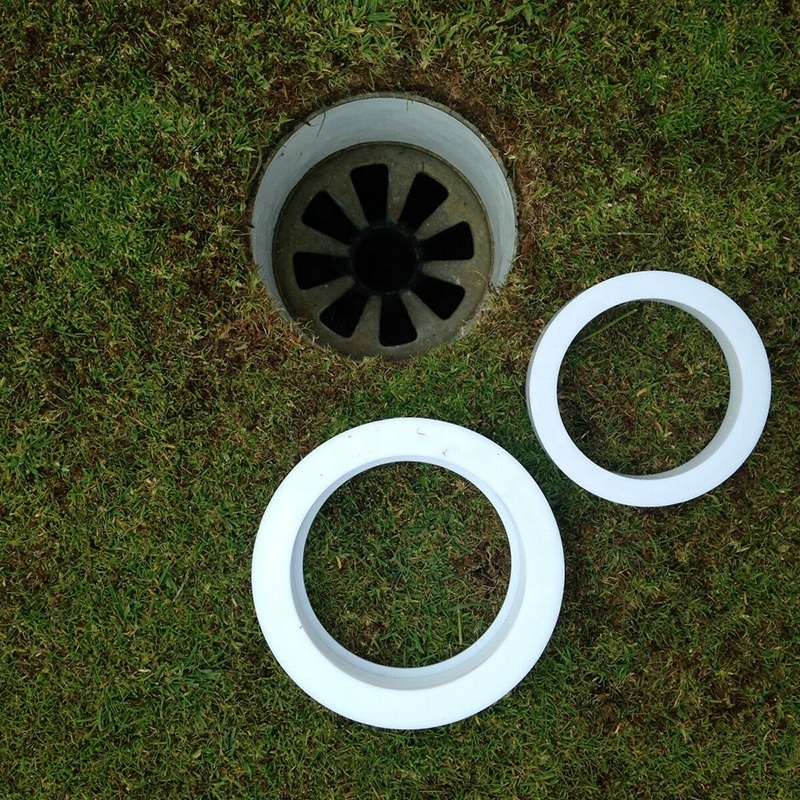 Golf Putting Hole Reducer Swing Trainer Plastic Golf Putting Green Cups Reducer Sports Equipment