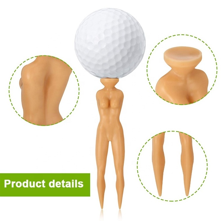 Golf Tees Plastic Nakded Training Accessaries Lady Nude 3