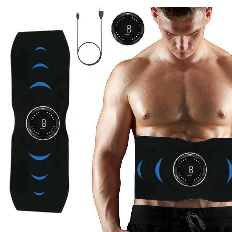 Usb Wireless Stimulator Abdominal Muscle Abs Trainer Body Toning Fitness Ems Electric Muscle Toner Slimming Massage Belt