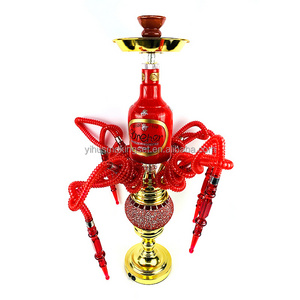 Arabic large-sized full set of multi person smoky fruit flavored filter tube hookah and bar hookah