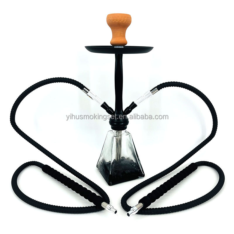 Cross border e-commerce Arab hookah LED acrylic hookah set with hookah glass pipe