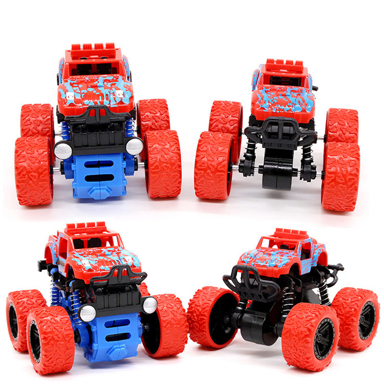 Fiction power 4x4 off road big wheel friction truck off road cars small mini Vehicle And Monster Inertia Truck Toy Car Toy