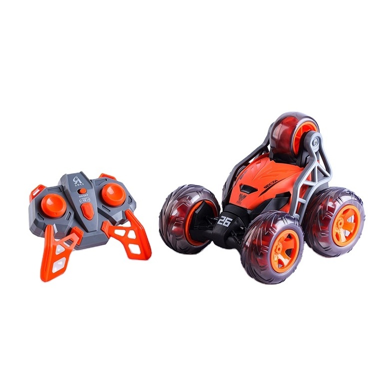 Huiye Rc Trucks Remote Control Car Stunt Rc Car 2.4G R/C 5 Wheels 360 Degree Rotating Electric Drift Car Toy