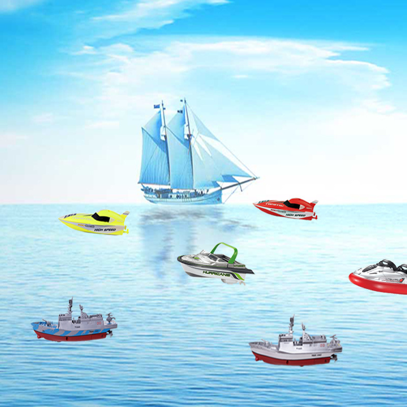 Mini rc toys boat waterproof remote control submarine RC Simulation RC Boat Children's Toys Model Water Playing Toys