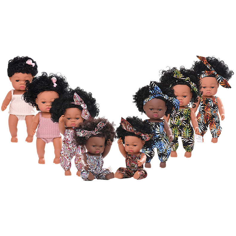 Bath Play Full Silicone Baby Dolls Summer Waterproof Reborn Doll Toys american black doll for kid girl toys baby bebe reborn