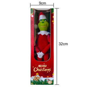 New Design Grinch Plush Toys Grinch Plush Doll home decoration Children's Gift Party Decoration Home