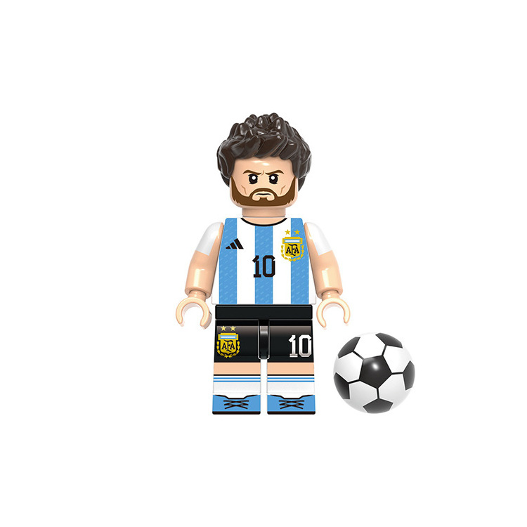 New Football Stars soccer Figure Block Mini Characters Mini Building Block Figure Collect Toy