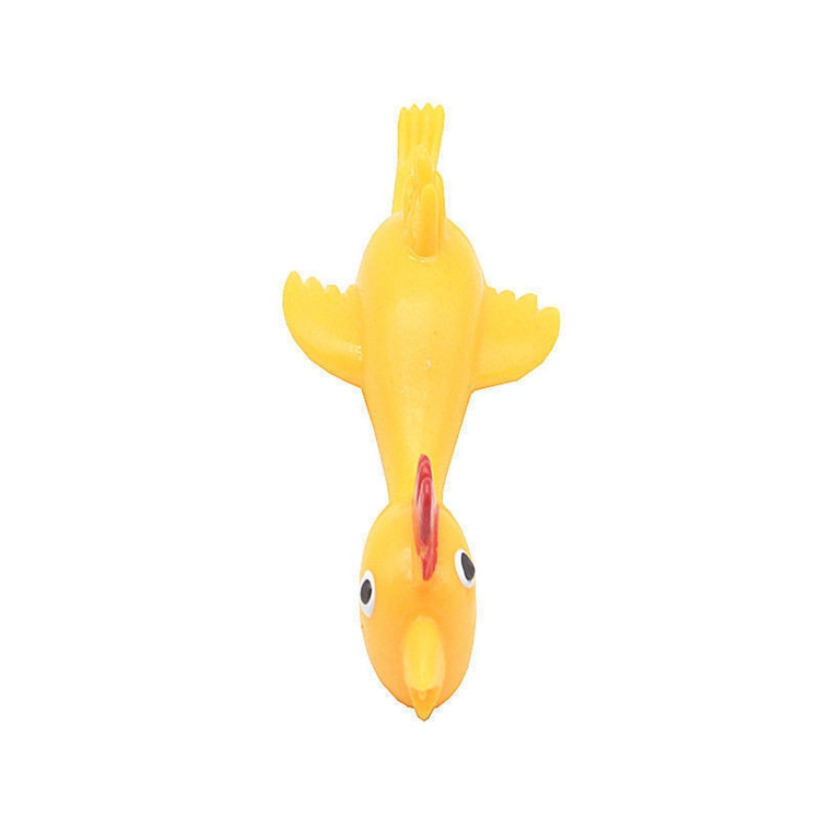 Custom Cheap Popular Funny Stretchy Flick Chicken Catapult Flying Turkey Rubber Finger Children Slingshot Chicken